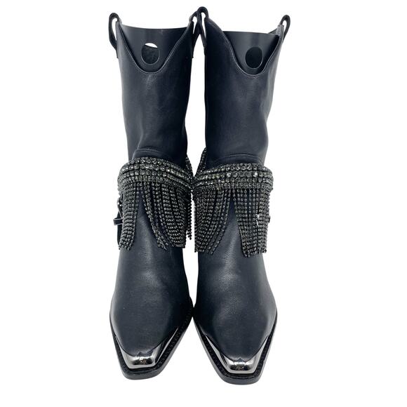 DanielXDiamond Women's High Noon Western Boots Snip Toe Black Size 11 - Picture 3 of 16